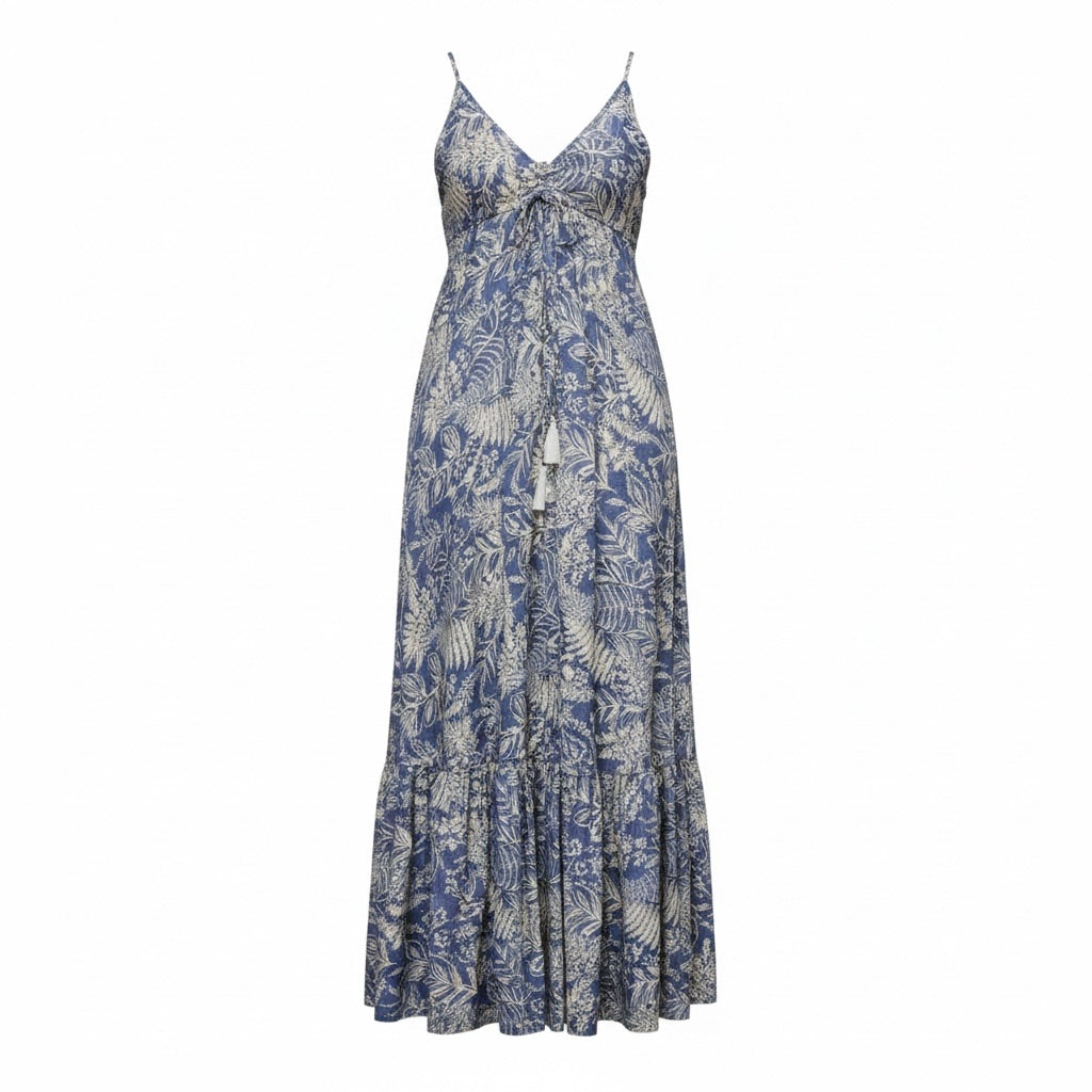 Genesaret dress Blue Print.