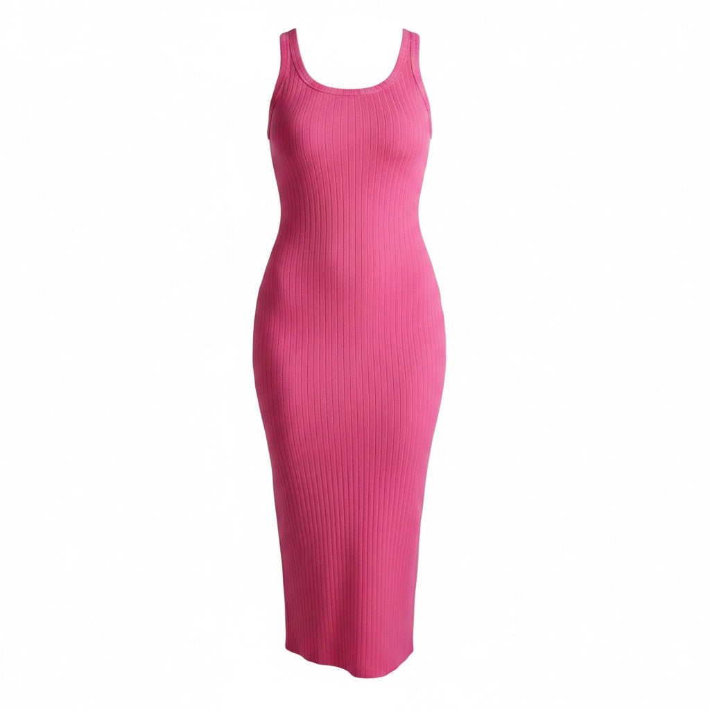 Betania - Fuchsia Bodycon Dress