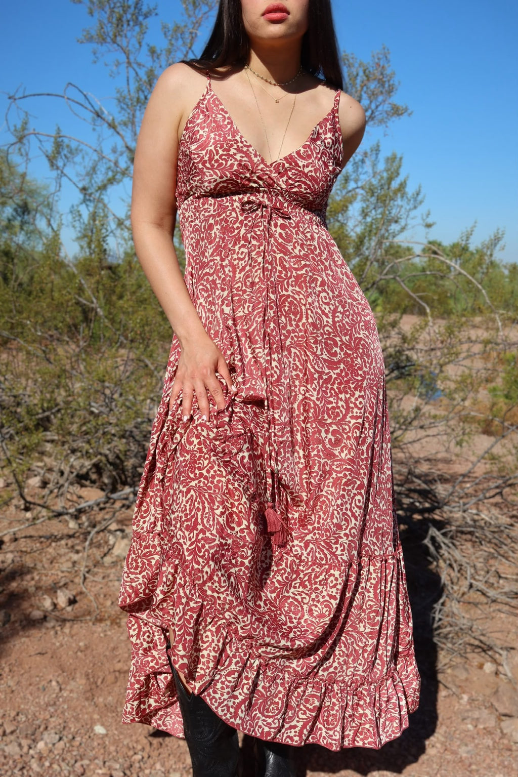 Genenazaret- Red print - one size