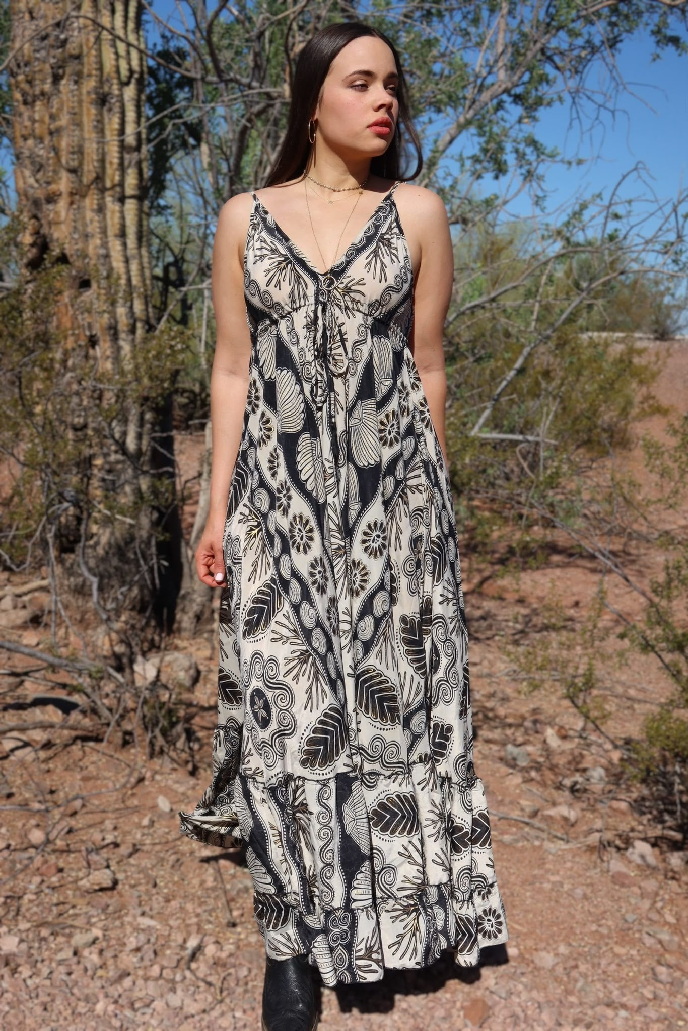Magdala - Ocean Print - One size