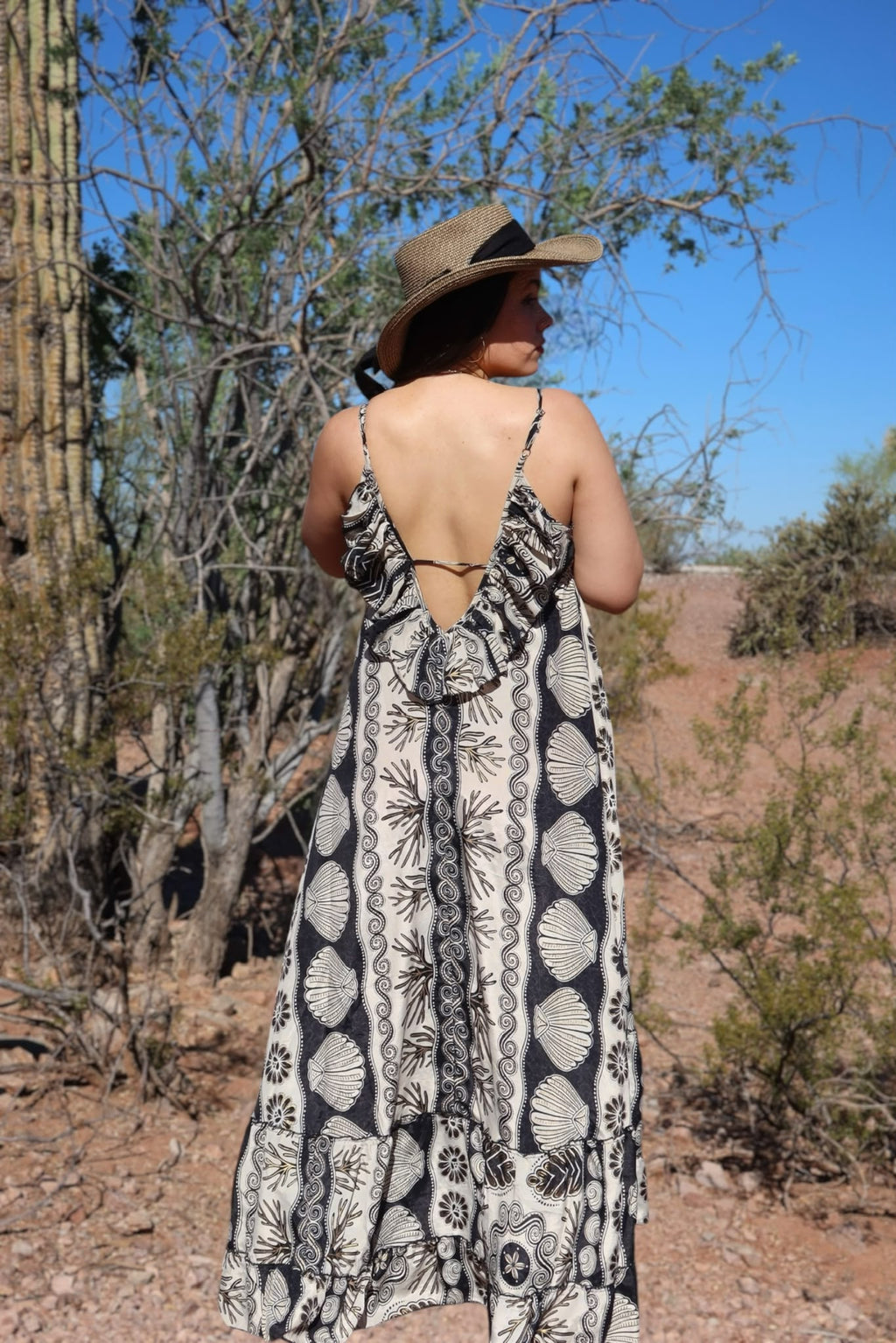 Magdala - Ocean Print - One size