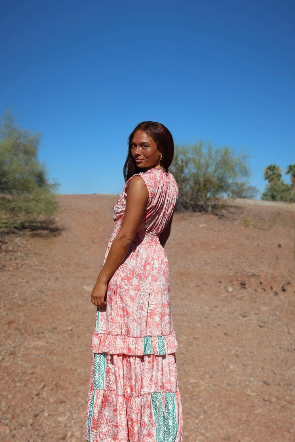 Caná - Pink floral print - One size