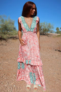 Caná - Pink floral print - One size