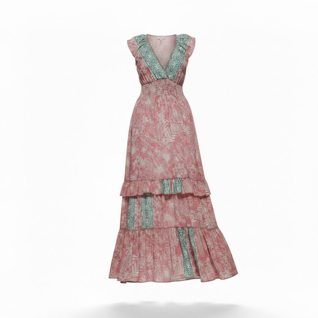 Caná - Pink floral print - One size