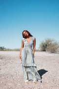 Caná - Blue floral print - one size