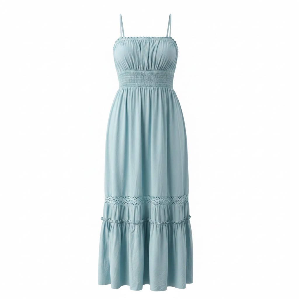 Belén - Aqua Blue Dress